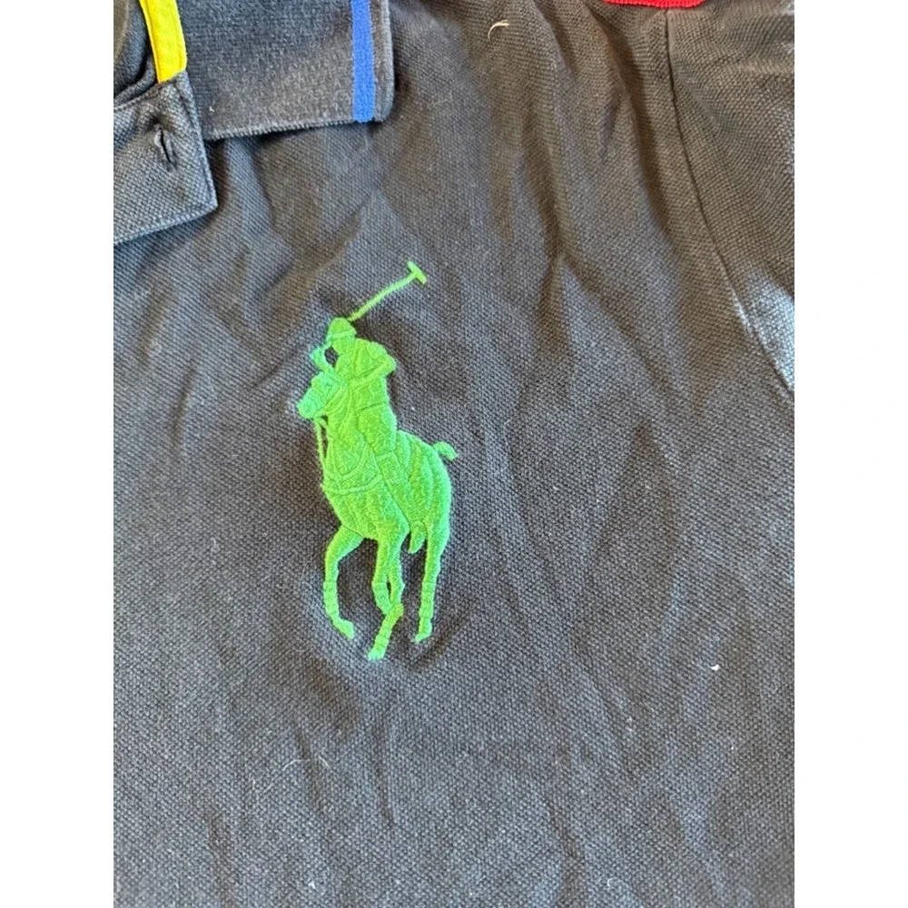 Polo Ralph Lauren Shirt XXL Big Pony‎ Polo Black Red Blue Green Pony Preppy